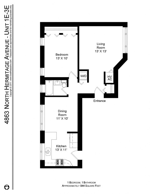 4863-67 N. Hermitage 1-2 Beds Apartment for Rent - Photo Gallery 23